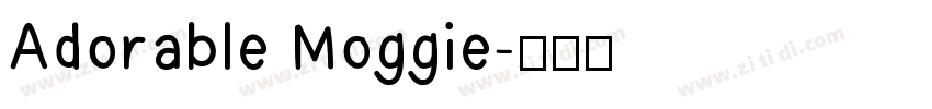 Adorable Moggie字体转换